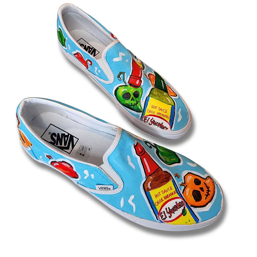 El Yucateco x Shelby Nichols Limited Edition Vans Shoes