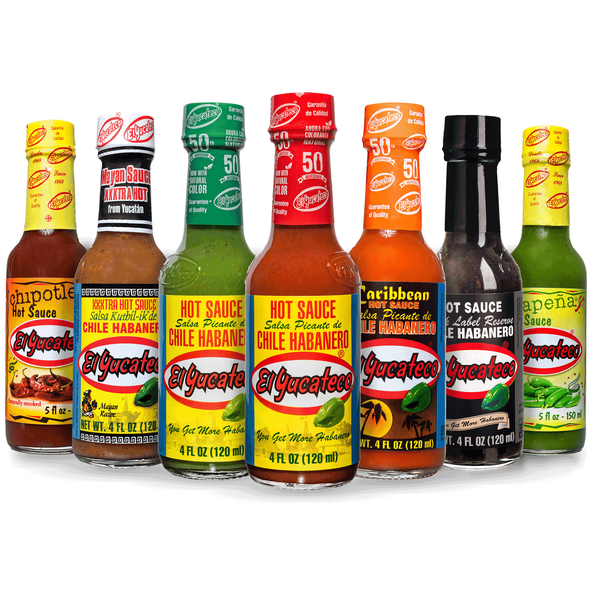 El Yucateco Hot Sauce - Choose Your Own 6 Pack! — The El Yucateco Gear